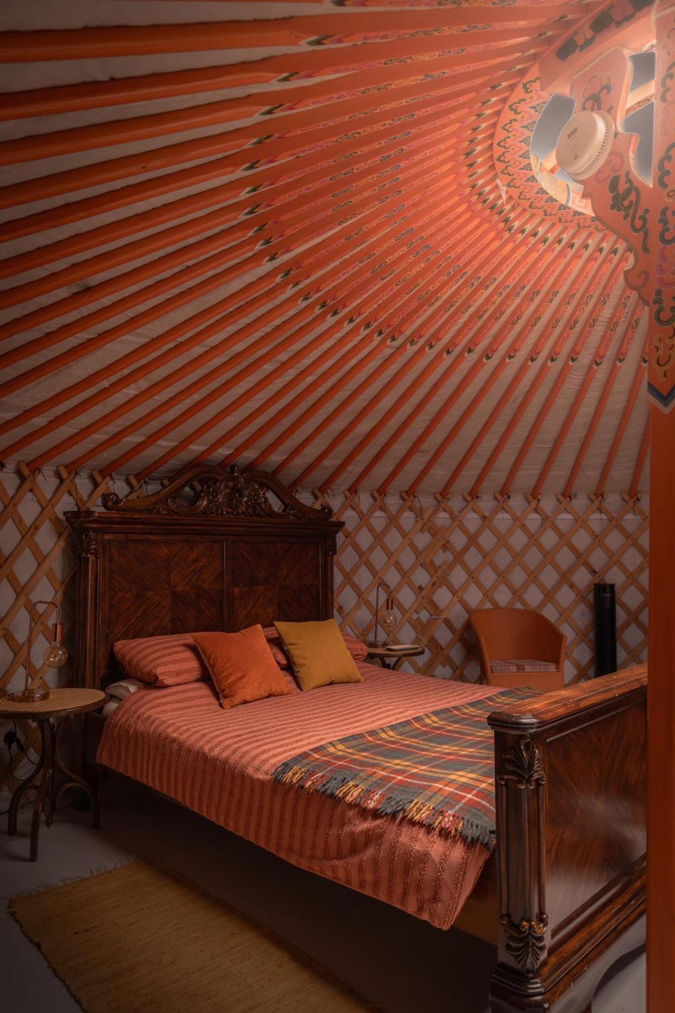 Gilfach Gower Farm Luxury Yurt With Hot Tub 호텔 아만포드 외부 사진