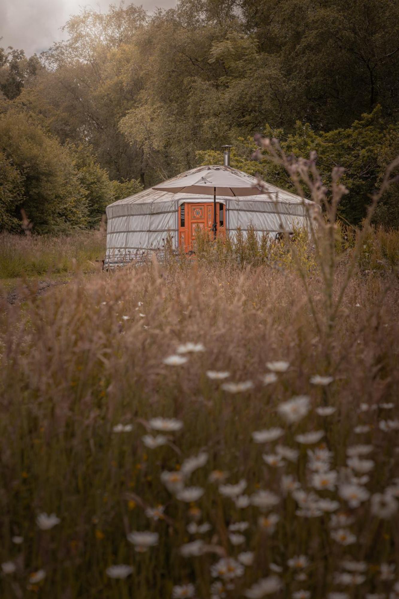 Gilfach Gower Farm Luxury Yurt With Hot Tub 호텔 아만포드 외부 사진